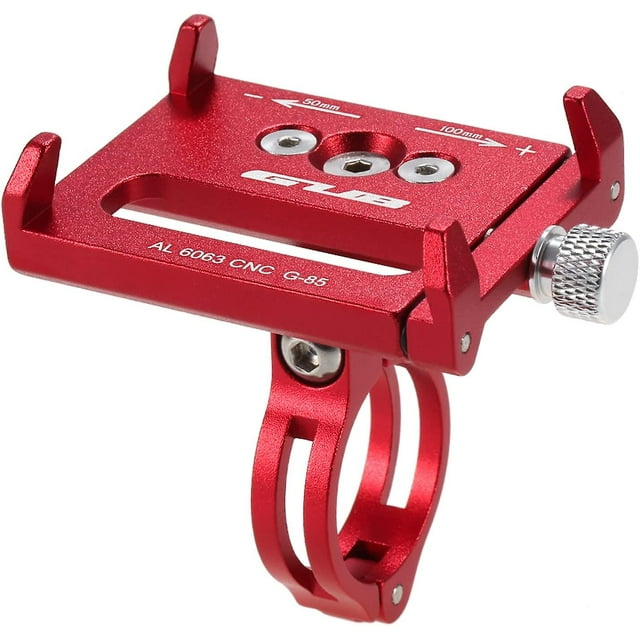 Soporte universal ajustable para teléfono de bicicleta CHAO color rojo