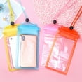 thumbnail image 5 of Grofry Waterproof Universal Transparent Cell Phone Case Pouch Dry Bag for iPhone 6 Plus Green, 5 of 6