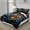 Blue Eyes Tiger, variant on DOJLIO3D Flowering Tiger Printed Duvet Cover Comforter Cover Set Twin Size Blue Flowers Bedclothes Blue Eyes Tiger Room Decor Duvet Cover Cartoon Theme