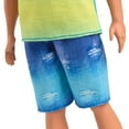 thumbnail image 5 of Barbie Fashionistas Ken Doll #236 in Ombre Tank and Jean Shorts, Black Hair, 5 of 7