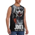 thumbnail image 2 of Joker Folie a Deux Film Men's Tank Top Lightweight Summer Sleeveless Tee Shirt Muscle Tank Tops Workout T-Shirts Casual Athletic Undershirts, 2 of 7