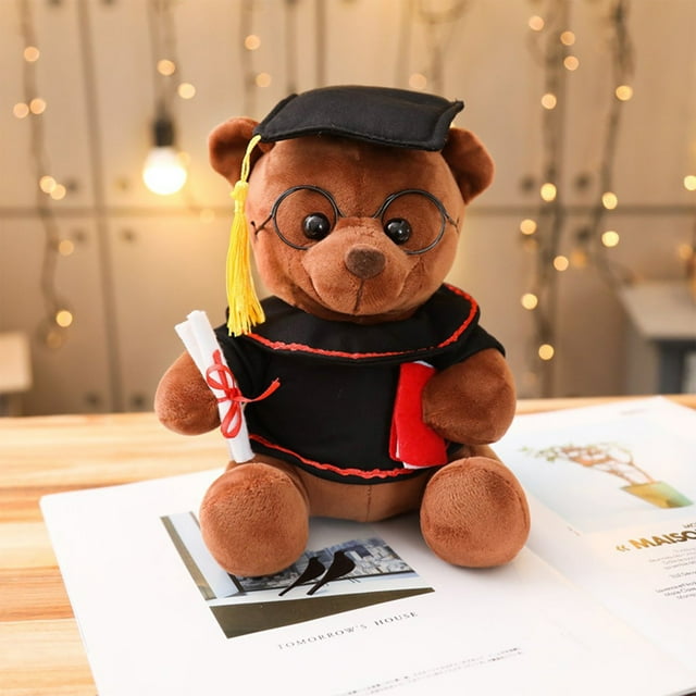 Clearance! JMYHOAM Graduation Season Doctors Bear With Graduation Cap Plushs Toy Graduation Doll Stuffed Animals Cloth Doll Graduation Gift For Gifting