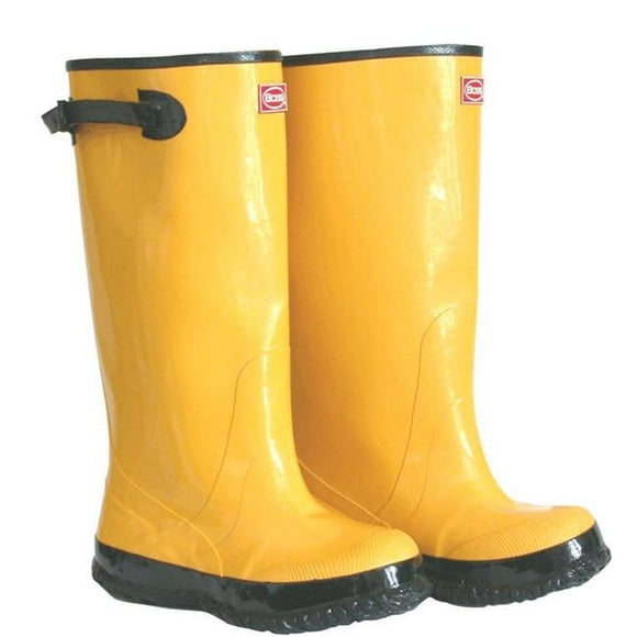 Boss Manufacturing 2KP448115 17 in. Rubber Boot  Yellow - Size 15