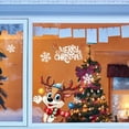 thumbnail image 5 of Tainini Christmas Snowflake Window Clings Stickers , Xmas Decals Holiday Snowflake Santa Claus Reindeer Decals for Party, 5 of 6