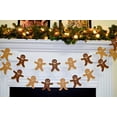 thumbnail image 3 of Gingerbread man garland, Christmas Garland, Country Christmas, Christmas Photo Prop, Children Christmas decor, paper garland, 3 of 4