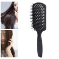 thumbnail image 4 of Cepillo para desenredar el cabello,Cepillo de paleta para el cabello, cepillo para desenredar paleta con mango esmerilado Dientes redondos cómodos para peluquería LHCER NONE, 4 of 5