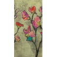 thumbnail image 2 of Goldberger, Jennifer 9x14 Black Ornate Wood Framed with Double Matting Museum Art Print Titled - Impasto Flowers II, 2 of 4