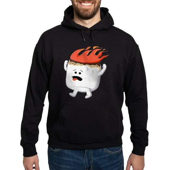 CafePress - Marshmallow Hoodie (Dark) - Pullover Hoodie, Classic, Comfortable Hooded Sweatshirt