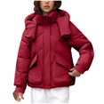 thumbnail image 6 of Uaswgudfs ​Women's Loose Fit Puffer Winter Coat - Thermal Windproof Water-Resistant Down with Stand Collar Spacious Pockets​, 6 of 9