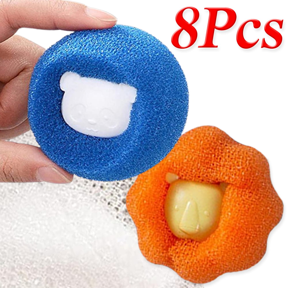Dish Cleaning Sponges Cute Fruit Shape Washer Balls to Clean Your Clothes