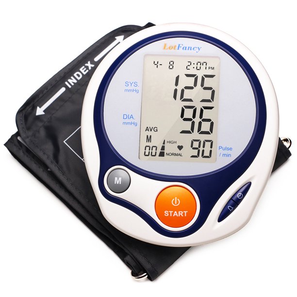 LotFancy Blood Pressure Monitor, Automatic Digital BP Machine with Upper Arm Cuff & Irregular