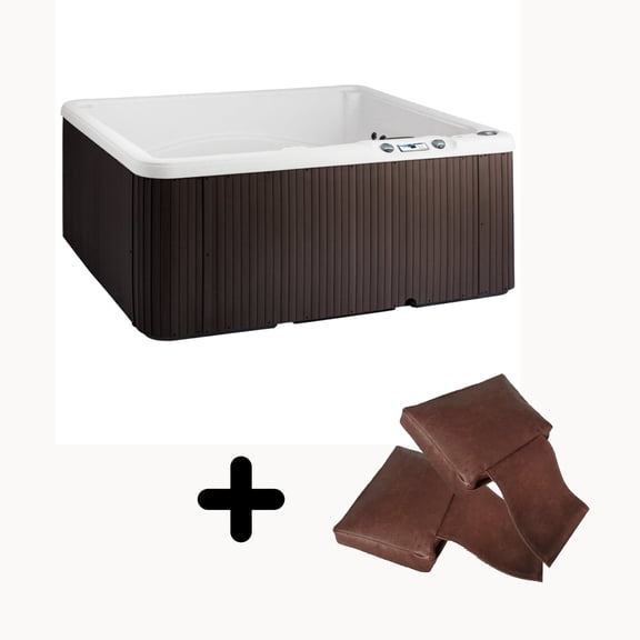 Lifesmart LS350 PLUS Pillow Bundle - 5 Person 28-Jet Spa with spa pillows included!