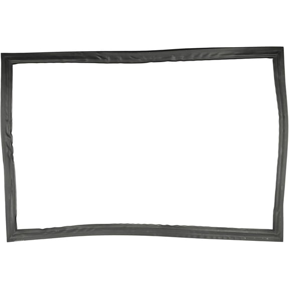Whole Parts Refrigerator Freezer Door Gasket Seal (Magnetic Strip Inside, Dark Gray), Part# WR14X10376 - Replacement & Compatible with Some GE Refrigerators