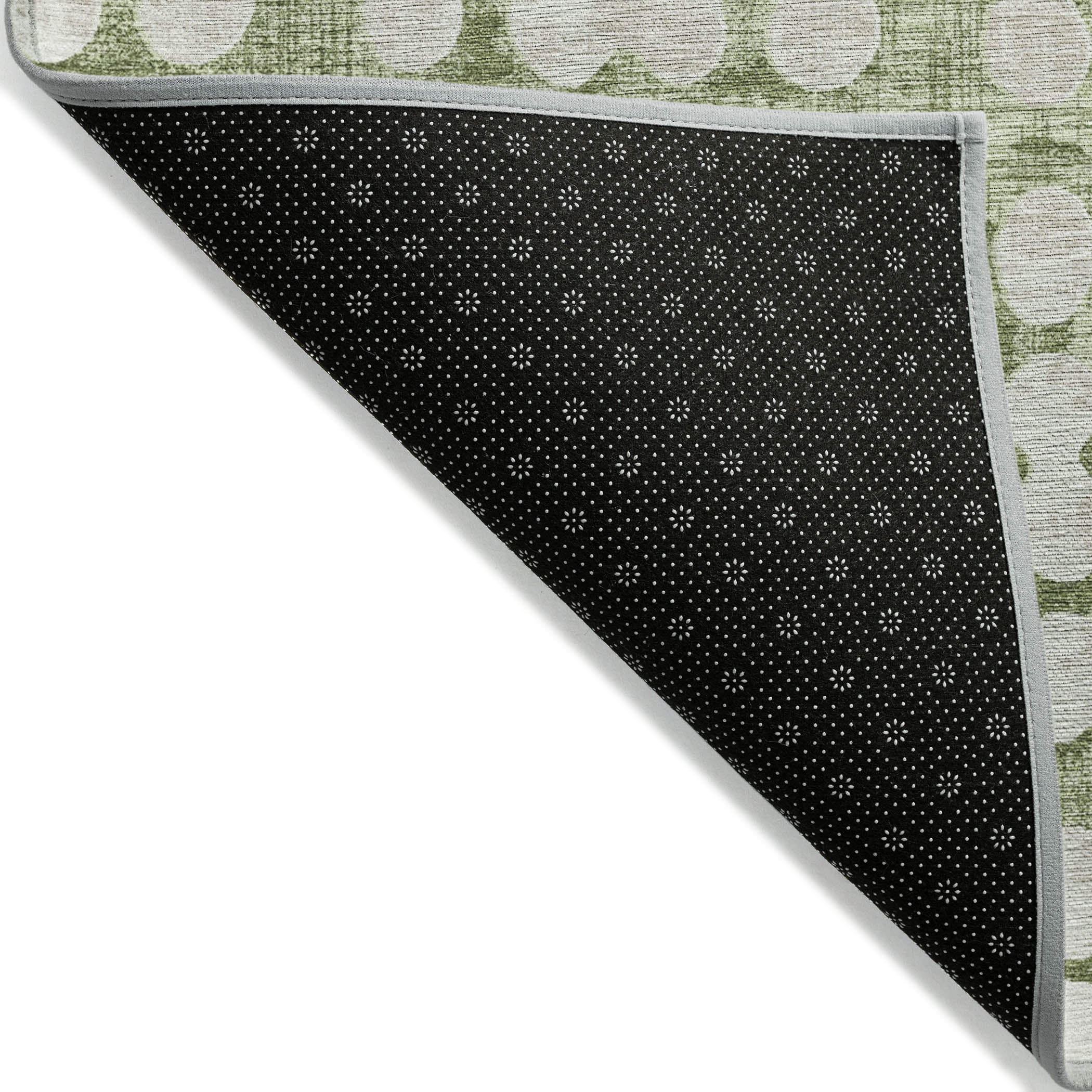 Addison Rugs Chantille Indoor/Outdoor Transitional Circles Aloe Washable Rectangle Rug, 1'8" x 2'6"