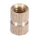 thumbnail image 5 of 10 Piezas Integradas M6 Cilindro De Latón Moleteado Redondo Moldeado En Inserto Tuercas Integradas M6x12Lx8.3MM, 5 of 7