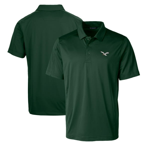 Men's Cutter & Buck Midnight Green Philadelphia Eagles Gridiron Classics Big & Tall Prospect Textured Stretch Polo