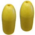 thumbnail image 1 of KUFA Sports 5x11-Inch Shrimp Trap Float (2-Pack), Yellow, 1 of 1