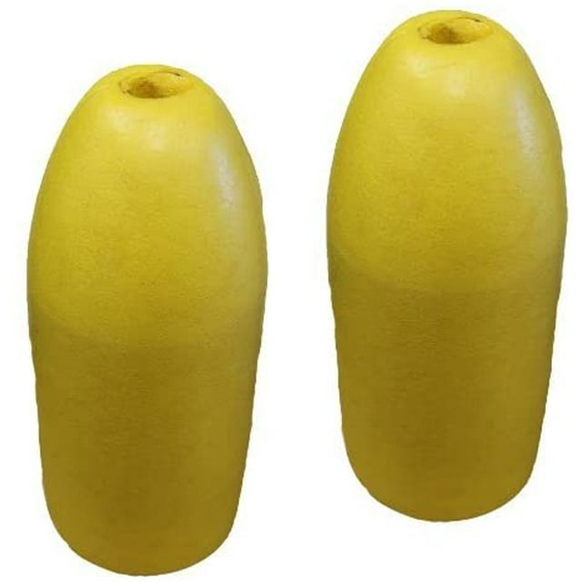 KUFA Sports 5x11-Inch Shrimp Trap Float (2-Pack), Yellow