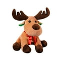 thumbnail image 4 of Peluche de alce navideño, reno de peluche, adorno festivo, lindo muñeco de peluche 25CM, 4 of 9