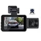thumbnail image 1 of Cámara Dash 3 cámaras Dash Cam Monitoreo de estacionamiento Espejo retrovisor transparente para automóvil Grabación de video para automóvil Videocámara Grabadora de cámara para automóvil gran angular, 1 of 8