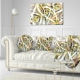 thumbnail image 3 of Designart Symmetrical Spiral Fractal Flowers - Contemporary Throw Pillow - 12x20, 3 of 5