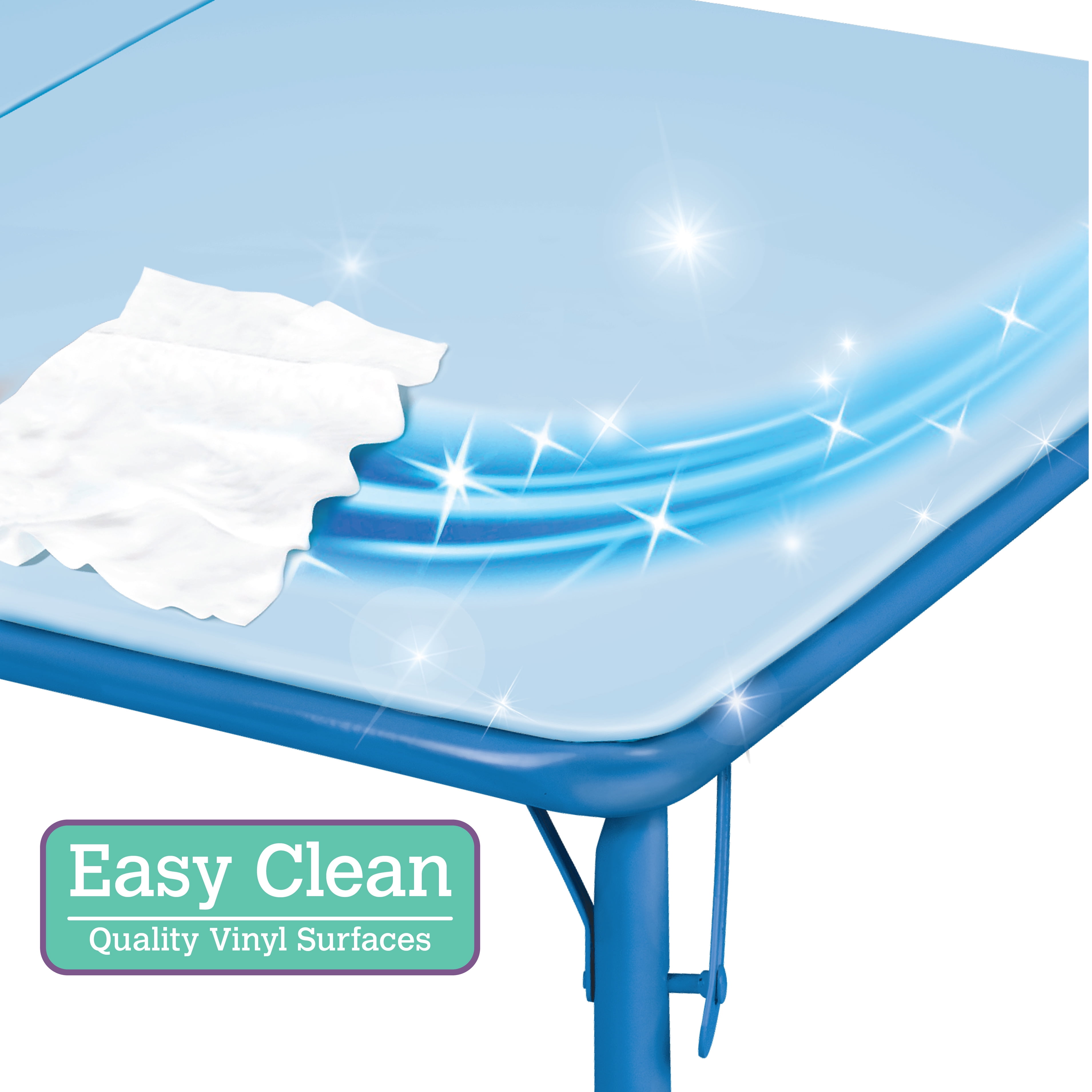 Disney Lilo & Stitch Child 3-Piece Table and Chairs Set, Blue