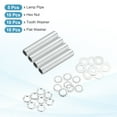thumbnail image 3 of Uxcell 35Pcs 1.2" Lamp Pipe Kit with Nuts Washers 1/8IP Thread Fasteners Assortment for Chandelier Ceiling Light Repair Assembly DIY Hardware, 3 of 6