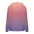 thumbnail image 4 of jtjvou Womens Neon Print Oversized Sweatshirt Drawstring Pullover Sweatshirt Trendy Sweater Tops Fall Fashion Clothes 2025 Pink XXL, 4 of 5