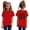 Red, variant on Double Digits Birthday Celebration T-Shirt for Girls Turning Ten Years Old Party Outfit T-Shirts Kids Short Sleeve Crewneck Solid Basic Tees Casual Tops