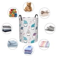thumbnail image 4 of Daiia cute winter Gnome Round Laundry Basket with Handles Thickened Waterproof Circular hamper,Dirty Clothes Storage Basket for Bedroom,Bathroom,College Dorm-Medium, 4 of 6