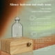 thumbnail image 4 of Difusor de aceites esenciales de aromaterapia sin agua para el hogar y la oficina, de madera y vidrio. Máquina de aromas., 4 of 5