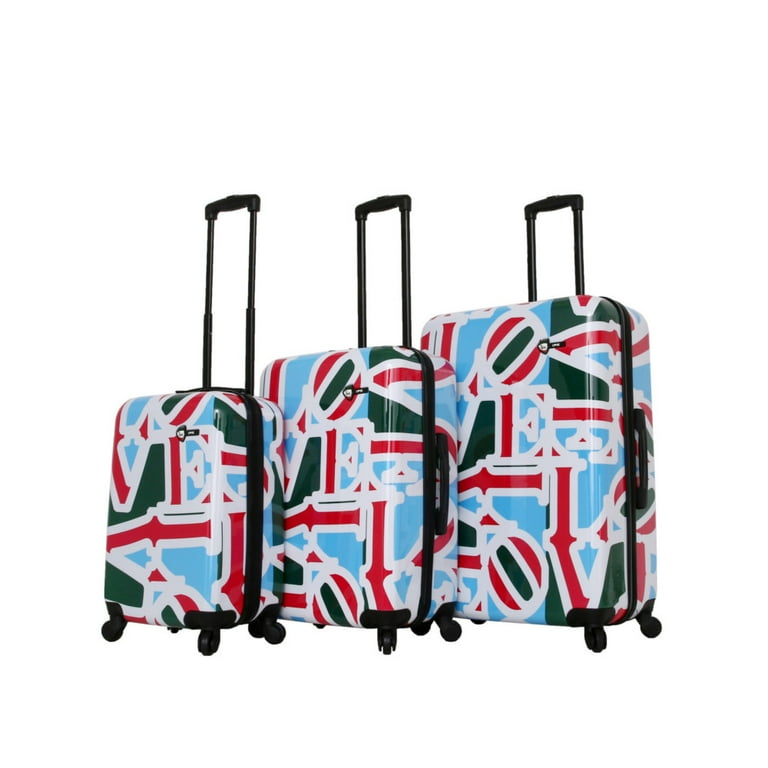 Mia Toro ITALY Love Collection Hardside Spinner 3 Piece Luggage
