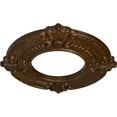 thumbnail image 3 of Ekena Millwork 9"OD x 4 1/8"ID x 5/8"P Benson Ceiling Medallion (Fits Canopies up to 4 1/8"), Hand-Painted Root Beer Crackle, 3 of 7