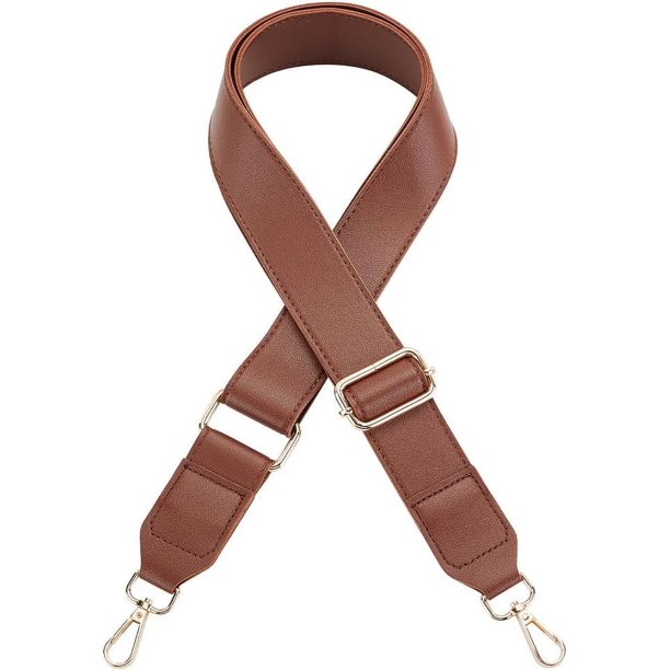Correa de repuesto ajustable de imitación de cuero de 3,8 cm (1,4 pulgadas). Correa ancha de repuesto para bolso o mochila.