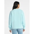 thumbnail image 3 of Time and Tru Women's Queen Logo Graphic Sweatshirt with Long Sleeves, Sizes XS-XXXL, 3 of 5