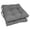Grey, variant on Blazing Needles  Square 16-inch Twill Dining Chair Cushions (Set of 2) Large