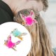 thumbnail image 3 of 2 horquillas de mariposa voladoras, pinzas metálicas decorativas para el cabello, pasadores de mariposa, 3 of 6