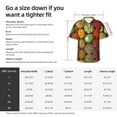 thumbnail image 4 of Picia Spices And Herbs Gentle Cotton Regular Fit Short Sleeve Casual Hawaiian Shirt for Men-Large, 4 of 9