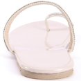 thumbnail image 3 of Mujeres Glitter Bling Fancy Slide Flat Low Wedge Casual Moda Sandalias Zapatos Wmkox8yii hj789, 3 of 9