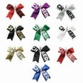 thumbnail image 2 of Pack Of 10 Cheer Bowknot Keychains Rhinestone Accents Keyrings Pendant For Teen Girls Cheerleading Sports Accessories, 2 of 10