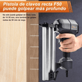 thumbnail image 2 of Pistola Clavadora Para Carpintería Con 2000 Clavos NEGRO, 2 of 5