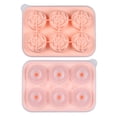 thumbnail image 1 of BotaniNest 3D Rose Shape Grids DIY Homemade Reusable Silicone Ice Tray With Lid, 1 of 6
