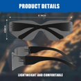 thumbnail image 3 of Gafas de seguridad RUGGED BLUE Diablo Pack 12 lentes grises, 3 of 7