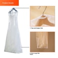 thumbnail image 4 of Wide Gusset Dress Bags for Gowns, Long Evening Dresses & Prom Dresses for Women, Bride, Bridesmaid, Wedding Dress Bag, Dress Garment Bag Women,, 4 of 5