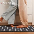thumbnail image 3 of Anti Fatigue Kitchen Mats for Floor 2 Piece Set, Waterproof & Non-Skid Boho Kitchen Rugs, Cushioned Kitchen Mat for Standing Washable Comfort Desk Kitchen Runners, 17x30+17x47, 3 of 6