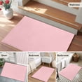 thumbnail image 6 of Pink Large Area Rugs for Bedroom Living Room, Soft Non Slip Carpet Bedside Rug, Farmhouse Pink Decor Rectangular Floor Cover Kitchen Accent Rug 2'x3' for Dining Room/Office, 6 of 9