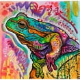 thumbnail image 3 of Dean Russo Collection 12x12 Black Modern Framed Museum Art Print Titled - Psychedelic Frog, 3 of 5