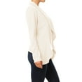 thumbnail image 3 of Moa Collection Women's Office Blazer Casual Long Sleeve Solid Open Front Design S-3XL, 3 of 5