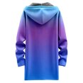 thumbnail image 5 of Womens Zip Up Long Hoodie Jacket Lightweight Tunic Sweatshirt Open Front Cardigan, 5 of 5