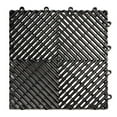 thumbnail image 2 of RaceDeck Free-Flow Open Rib Self-Draining Design, Durable Copolymer Plastic Interlocking Modular Garage Flooring Tile (24 Pack), Black, 2 of 10